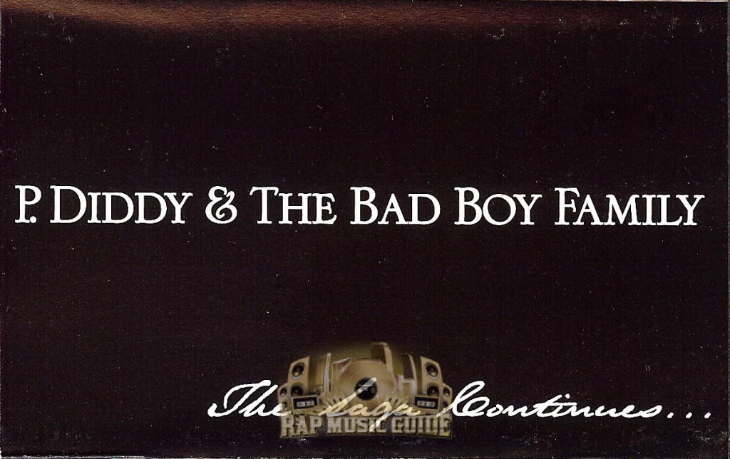 P. Diddy The Saga Continues Cassette Tape Rap Music Guide
